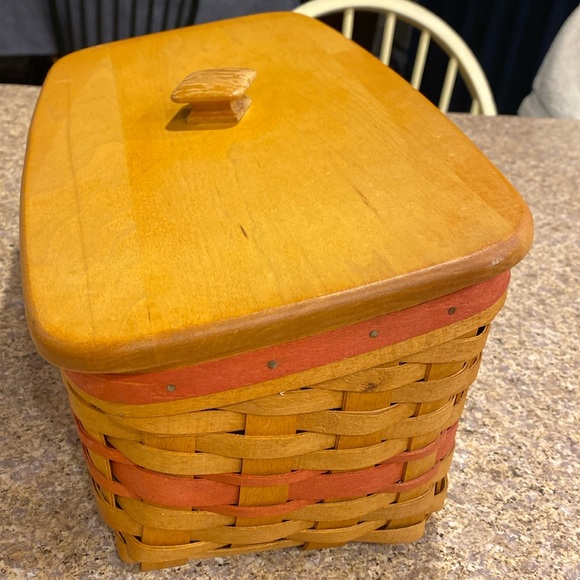 Vintage Longaberger Mother’s Day Vanity 1996 Basket, Protector Set and Lid USA - Picture 8 of 17